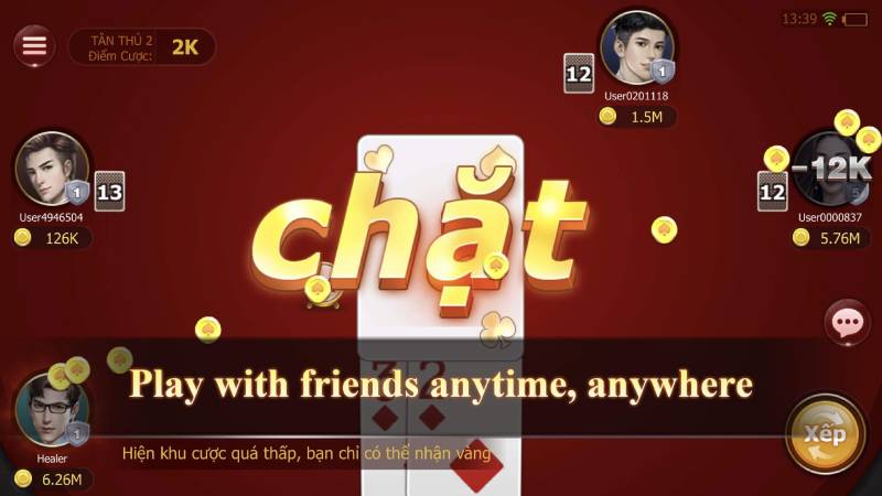 Các bộ bài đặc biệt và cách chặt